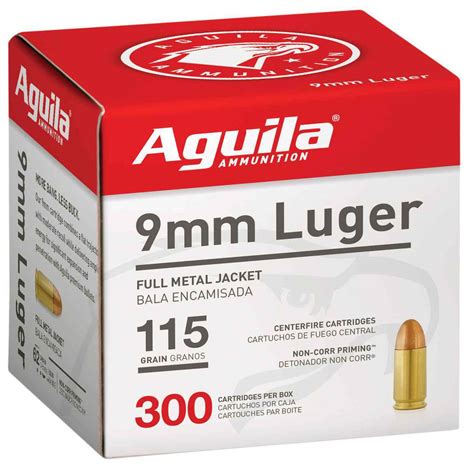 aguila 9mm luger package